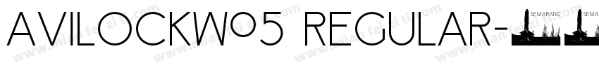 AvilockW05 Regular字体转换